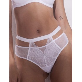 Трусы стринги Alles GLOW stringi white, Цвет: белый, Размеры: S