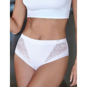 Трусы слипы хлопковые Janira LACE SKIN COTTON 1030867 Milano white, Цвет: white (белый), Размеры: L