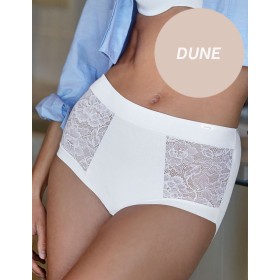 Трусы макси хлопковые Janira LACE SKIN COTTON 1030869 Maxi dune, Цвет: dune (песочный), Размеры: M