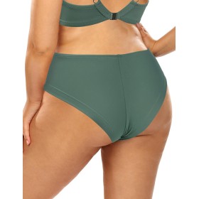 Однотонные плавки бразилиана Lorin L8044 BIG, Цвет: хаки, Размеры: M