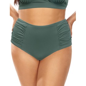 Высокие плавки с драпировкой Lorin L8048 BIG, Цвет: хаки, Размеры: L