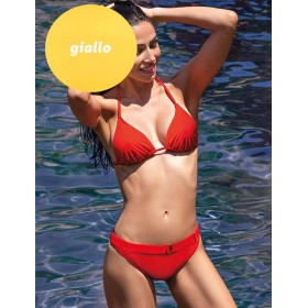 Купальник шторка бразилиана Sielei NS52+NS69 giallo, Цвет: giallo (желтый), Размеры: 70B