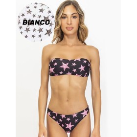 Купальник бандо мягкий Sielei RS55+RS68 bianco, Цвет: bianco (белый), Размеры: 75B