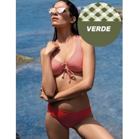 Двусторонний раздельный купальник Sielei VY51+VY63 verde militare, Цвет: verde militare (хаки, Размеры: 75B