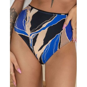 Плавки бразилиана высокие Kris Line MONACO Brasyliana High Waist, Цвет: мульти, Размеры: M