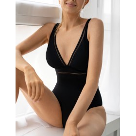 Черный слитный купальник Kris Line SOLAR body bikini, Цвет: черный, Размеры: S