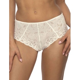 Высокие кружевные трусики MAT NATALIE F-3824-52 Ecru, Цвет: экрю, Размеры: M