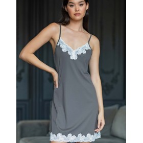 Ночная сорочка Opium D-40 серый, Цвет: серый, Размеры: S