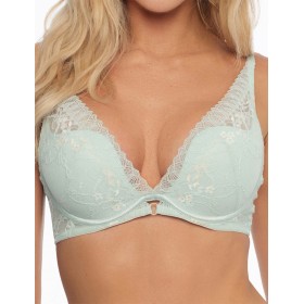 Кружевной бралетт с пуш-ап Esotiq NETTIE 41342 мята, Цвет: мята, Размеры: 70E