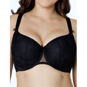 Бюстгальтер балконет тюльпан Honey H42-21-L черный, Цвет: черный, Размеры: 80B