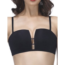 Бюстгальтер планж с пуш-ап Mioocchi ADELE 7534 nero, Цвет: nero (черный), Размеры: 70C