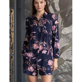 Комплект рубашка с шортами Mia-Amore NIGHT GARDEN 5192, Цвет: темно-синий, Размеры: M