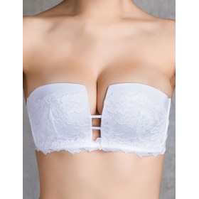 Бюстгальтер балконет планж с пуш-ап Mioocchi VIVIAN 7583 bianco, Цвет: bianco (белый), Размеры: 80B