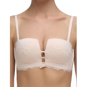 Бюстгальтер балконет планж с пуш-ап Mioocchi VIVIAN 7583 cipria, Цвет: cipria (пудровый), Размеры: 65B