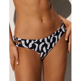 Черно-белые плавки Ysabel Mora 82561, Цвет: черно-белый, Размеры: M