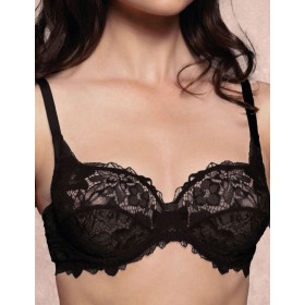 Кружевной бюстгальтер Lormar Curvy YOURBODY nero, Цвет: nero (черный), Размеры: 90B