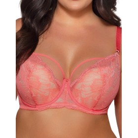Бюстгальтер полумягкий Ava PERLASH 2075 PU Coral, Цвет: коралл, Размеры: 75H
