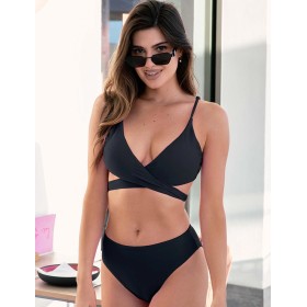 Открытый купальник Ewlon B.6402_965 черный, Цвет: черный, Размеры: S