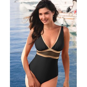 Слитный купальник Ewlon K.6409_965 черный, Цвет: черный, Размеры: M