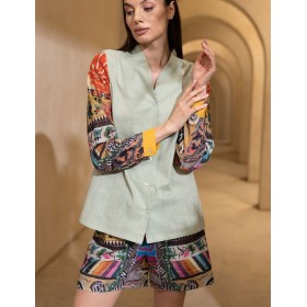 Комплект из хлопка и льна Mia-Amore CAMBODJA 5274, Цвет: мультицвет, Размеры: S