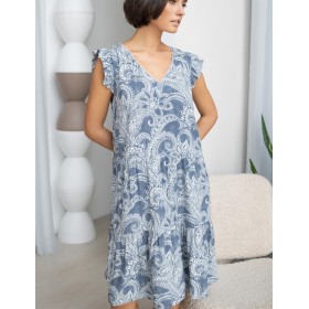 Легкое платье Mia-Amore PACIFIC OCEAN 1974, Цвет: голубой, Размеры: L