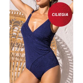 Совместный купальник с узором Sielei ANIMAL MIX AM52 ciliegia, Цвет: ciliegia (вишневый), Размеры: 95C