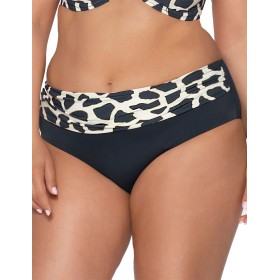 Купальные трусы с драпировкой Ava SF196/3 Navy Blue, Цвет: темно-синий, Размеры: M