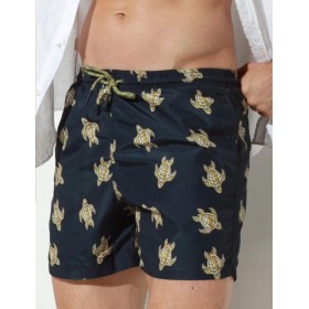 Мужские пляжные шорты Jolidon B645JI MI3 черепаха/черный, Цвет: черепаха/черный, Размеры: L