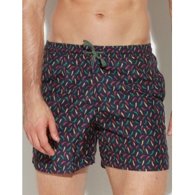 Мужские пляжные шорты Jolidon B645JI MI5 принт, Цвет: принт, Размеры: L