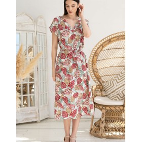 Длинная летняя туника Mia-Amore TAHITI 5299, Цвет: мультицвет, Размеры: L/XL