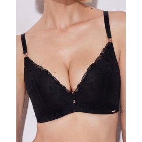 Бескостный бюстгальтер супер пуш-ап Alles SUBLIME SUPER P-UP black, Цвет: черный, Размеры: 70F