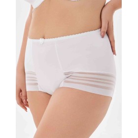 Трусы женские высокие Elli 711 белый, Цвет: белый, Размеры: M