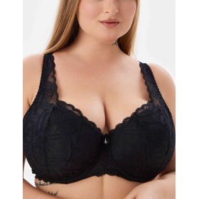 Бюстгальтер с поролоном Elli 3037 черный, Цвет: черный, Размеры: 95B
