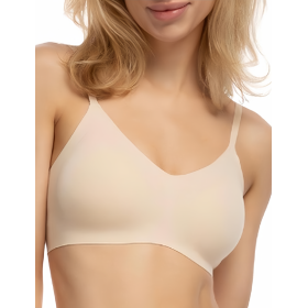 Гладкий бюстгальтер Julimex INFINITY SOFT бежевый, Цвет: бежевый, Размеры: L