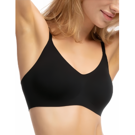 Гладкий бюстгальтер Julimex INFINITY SOFT черный, Цвет: черный, Размеры: XL