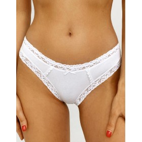 Трусы боксерино с кружевной отделкой Lovely Girl 810D bianco, Цвет: bianco (белый), Размеры: M