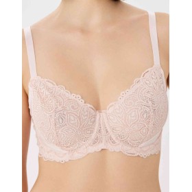 Мягкий кружевной бюстгальтер Nikol Djumon 185 16 розовый лепесток, Цвет: розовый лепесток, Размеры: 75D