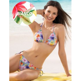 Раздельный купальник шторка танга Sielei HAWAII HA22 bianco, Цвет: bianco (белый), Размеры: 80B