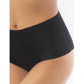 Высокие хлопковые трусы Sielei IOSONOIO 5101 nero, Цвет: nero (черный), Размеры: L