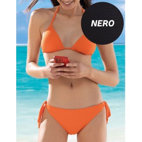 Черный купальник шторка с бразилианами Sielei SUMMER ME82 nero, Цвет: nero (черный), Размеры: 80B