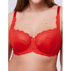 Бюстгальтер полумягкий VOVA SNEJANNA B54023 россо, Цвет: россо, Размеры: 80D