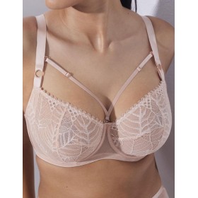Кружевной бюстгальтер балконет Alles BEVERLY M телесный, Цвет: телесный, Размеры: 70D