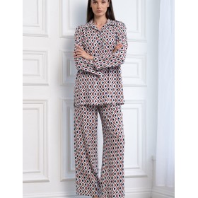 Пестрый костюм из вискозы Mia-Amore BERTA 5306, Цвет: мультиколор, Размеры: M