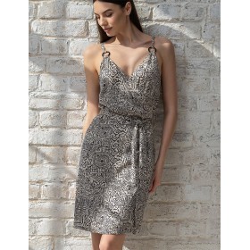 Сарафан из шёлка с вискозой Mia-Amore RUNA 3681, Цвет: мультколор, Размеры: 2XL