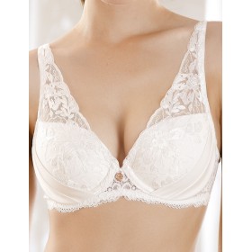 Бралетт с формованной чашкой Mioocchi AVRORA 8171 panna, Цвет: panna (сливочный), Размеры: 80D