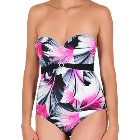 Слитный купальник Naturana 73249 черный, Цвет: черный набивной, Размеры: 75D