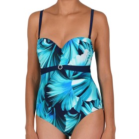 Слитный купальник Naturana 73249 синий, Цвет: синий набивной, Размеры: 75C