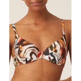 Купальный лиф Naturana 77064 животный принт, Цвет: животный принт, Размеры: 85E