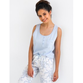 Пижама топ и брюки Sensis ARELY, Цвет: голубой, Размеры: M
