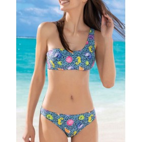 Раздельный купальник топ и бразилиана Sielei WILD SEA SE85 turchese, Цвет: turchese (бирюзовый), Размеры: 80B